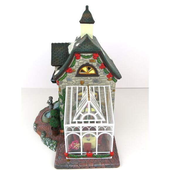 Holiday Time Beautiful Bulbs Porcelain Lighted Village Collectibles House 2004 - Picture 4 of 16